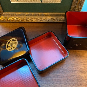 Jubako Box – Unique Japanese Lacquer Box – Collectible Lacquerware, First Quality, Excellent Condition