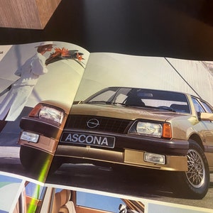 Opel Classic Car Brochure, Vintage Car Folder,   Classic Car Brochure