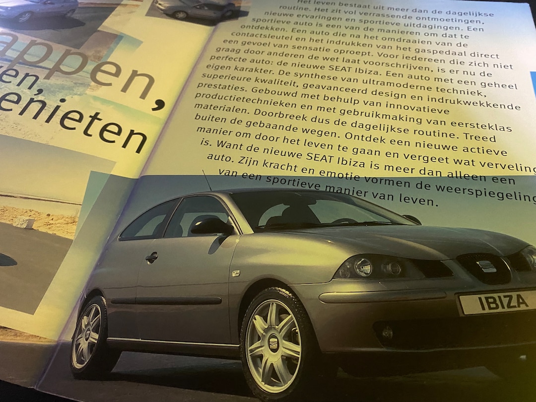 Classic Car Brochure Seat Vintage Car Folder Seat Germany