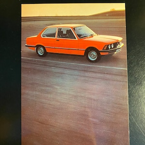 BMW Classic Car Postcard - Vintage Car Postcard, Retro Automobile Photography, Collector's Edition
