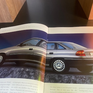 Opel Astra Classic Car Brochure, Vintage Car Folder, Classic Car Brochure