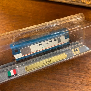 Vintage Delprado FS D345 Diecast Zug - Italienische Lokomotive Modell - Erste Klasse Sammlerstück - Ausgezeichneter Zustand