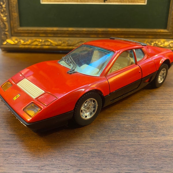 Ferrari BB 512 Vintage Diecast Car, Rare Berlinetta Boxer 512,  Ferrari Collection Cars, 1/24 Scale Vintage Car Diecast