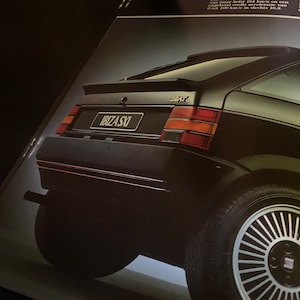 Seat Ibiza Classic Car Brochure, Vintage Car Folder, Classic Car Brochure