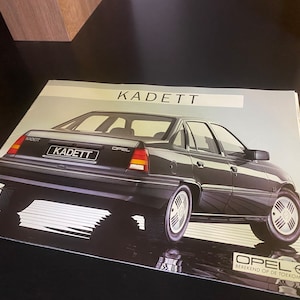 Opel Kadett Classic Car Brochure, Vintage Car Folder, Classic Car Brochure