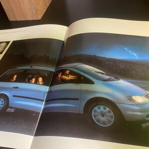 Brochure sur les voitures anciennes Seat Alhambra, pochette sur les voitures anciennes, brochure sur les voitures anciennes