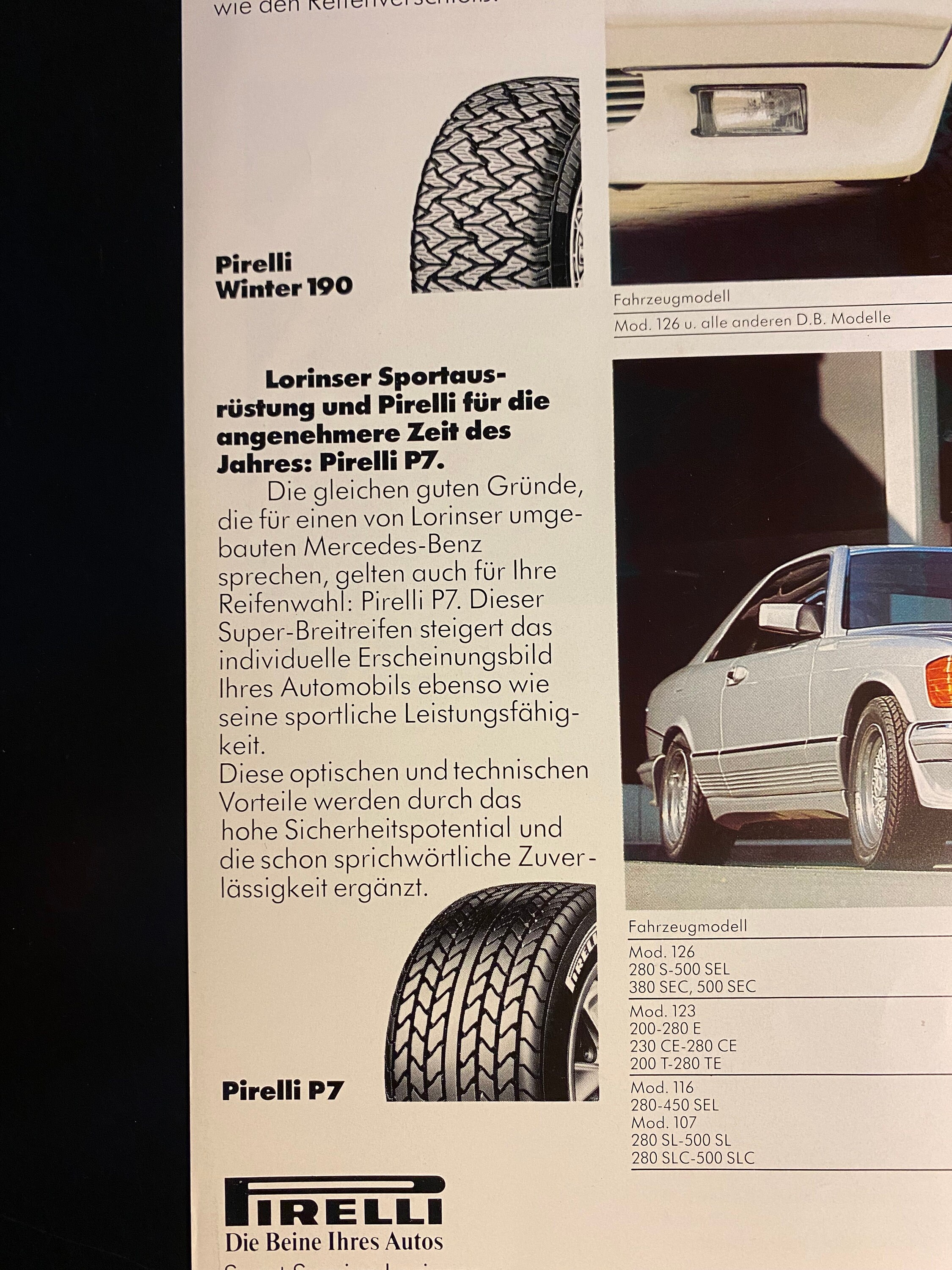 Mercedes Benz Classic Car Brochure - Vintage Car Folder