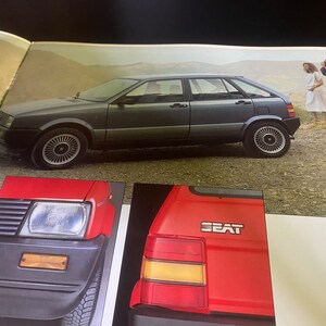 Seat Ibiza Classic Car Brochure, Vintage Car Folder, Classic Car Brochure