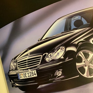 Mercedes Benz Classic Car Brochure, Vintage Car Folder,  Mercedes Benz Classic Car Brochure