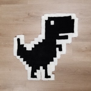 Dino Run Dinosaur Game Chrome Running T-rex Inspired Resin 