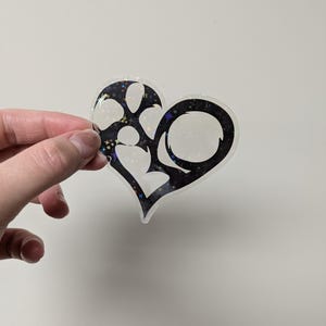 Transparent Sparkle Xlov Logo Sticker