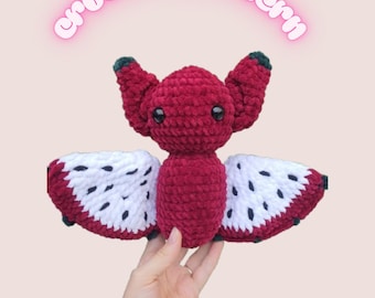 Bat Crochet Pattern – Amigurumi Plushie PDF Tutorial, DIY Halloween Soft Toy