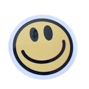 Yellow Smiley Face Sticker