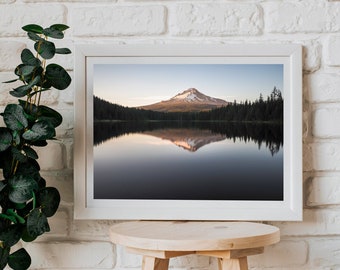 Mt. Hood Sunset Print: Trillium Lake, Oregon Landscape Photography