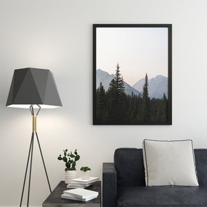 Banff National Park Print: Alberta Mountain Scenery Photography