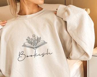 Suéter libresco / Sudadera Crewneck, regalo para los amantes de los libros, regalo para los lectores, suéter de ratón de biblioteca, bibliófilo, merchandising libresco, booktok