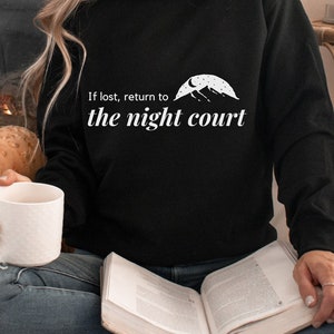 NachtplatzPullover | ACOTAR Sweatshirt, Bookish Merch, Booktok, ACOTAR Shirt, Geschenk für Buchliebhaber, Cassian, Azriel, Rhys, SJM merch