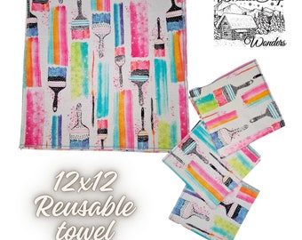 Reusable 'Paper' Towel - Paint The World by Whistle Stop Wonders