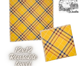 Reusable 'Paper' Towel - A Clueless Christmas by Whistle Stop Wonders