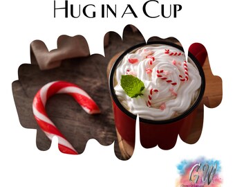 Hug in a cup: Peppermint Mocha Scent by GlitterWicks