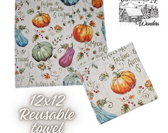 Reusable 'Paper' Towel - Oh My Gourd by Whistle Stop Wonders