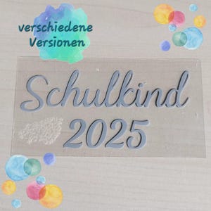 Bügelbild | Schulkind 2025 | Einschulung | Aufbügler | Geschenk | Schultüte | T-Shirt
