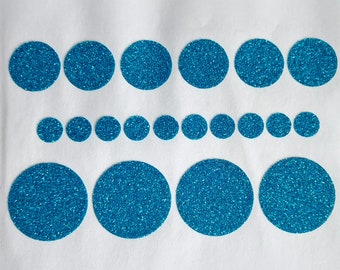 Iron-on patch | Glitter dots | different sizes