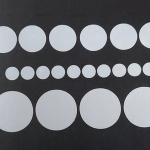 High Visibility Reflective Sticker Circles DOT-SAE