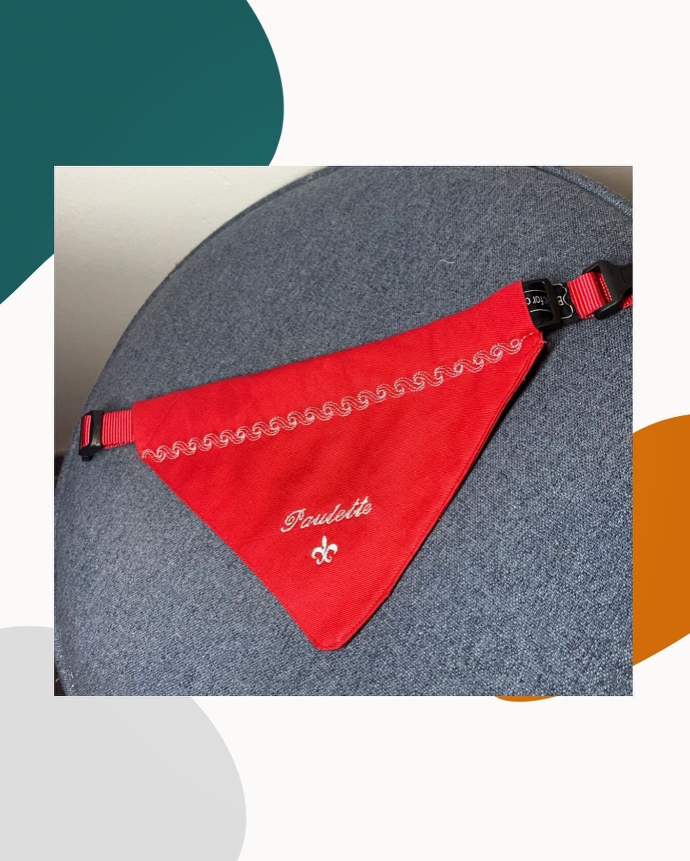 Bandanas Animaux Brodés Personnalisés