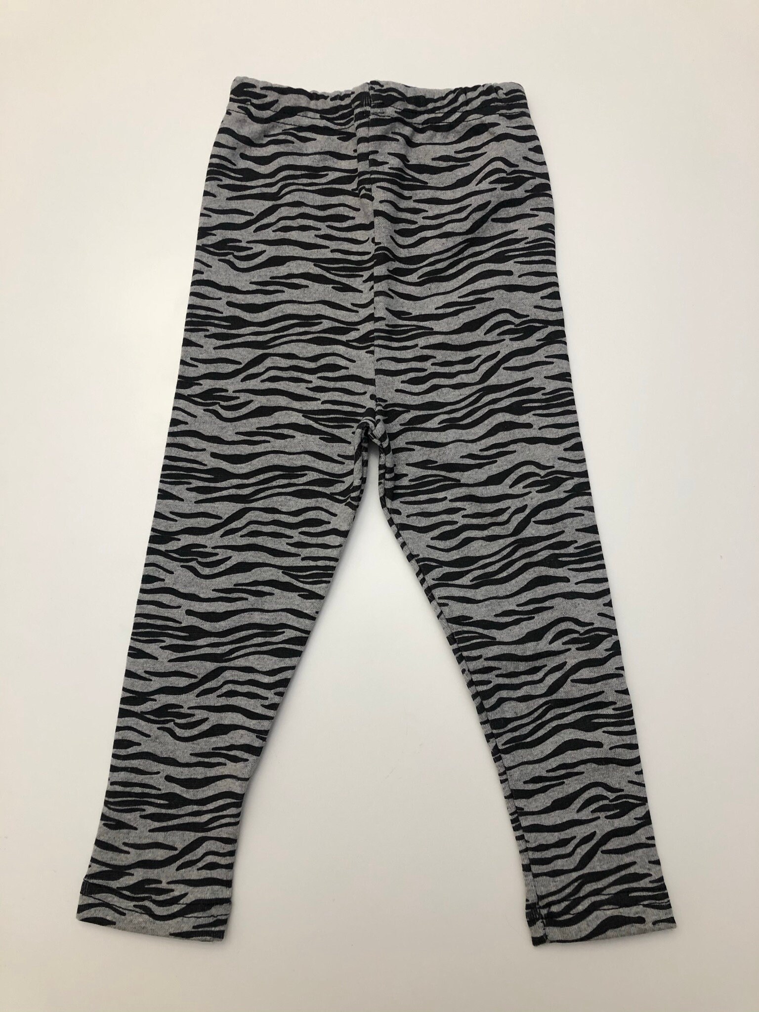 High Waist Warm Girl's Leggings Pants Zebra Pattern Casual Wear Fine  Turkish Cotton for Toddler Baby Kids Girls 