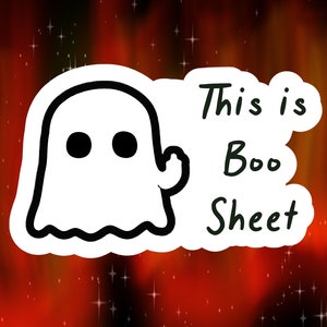Boo Sheet sticker