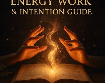 Aprenda a establecer intenciones, conectar a tierra y manipular la energía con el trabajo energético. Imprimibles de brujería.