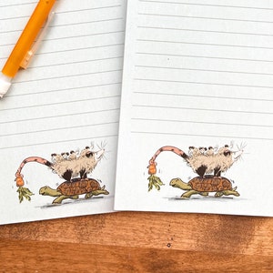 Notepad : To Do List Opossum Possum Notepad, Art, Stationary, Wildlife Lover, Animal Rehab, Cute, Gift