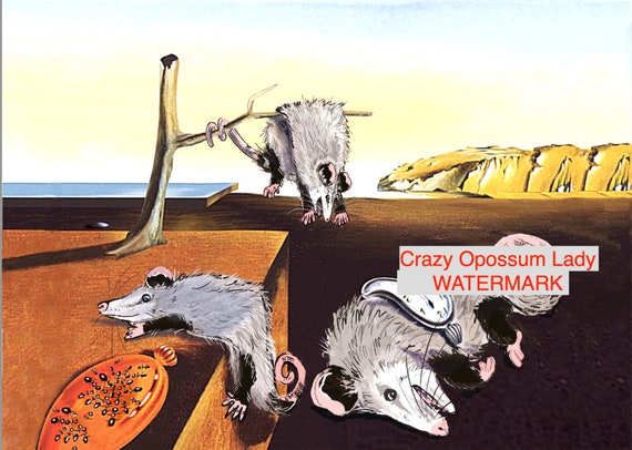 Print : the Possistence of Memory Dali Famous Painting Possum - Etsy Canada Print : the Possistence of Memory Dali Famous Painting Possum - Etsy Canada