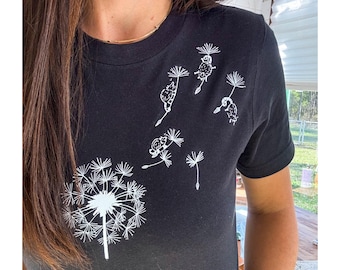 Shirt: Seedling Opossum Dandelion Cute Unisex Short Sleeve Opossum, Possum, animal Lover, Rehabber, Animal lover, Teacher, Wildlife Tee,
