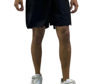 Solid Nylon Track Shorts
