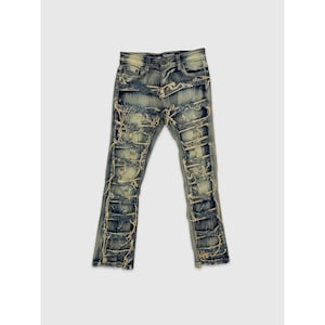 Boys Rip & Repair Stretch Stack Jeans