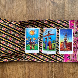 Rosa Floral Tarot Kartenbeutel