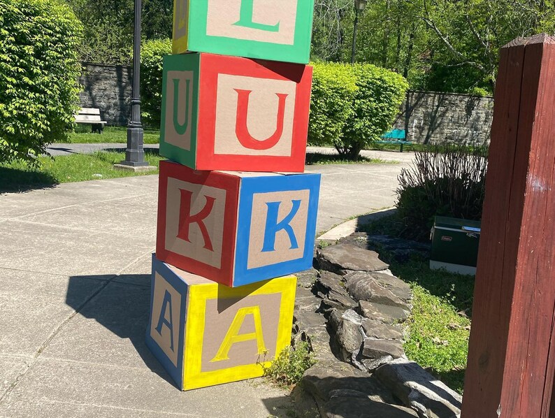 Toy Story Letter Blocks Etsy