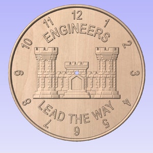 Engineer Clock 3D CNC file