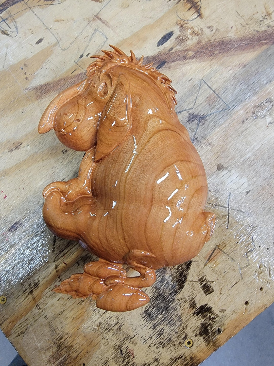 Eyeore Dxf Eeyore 3D CNC File - Etsy