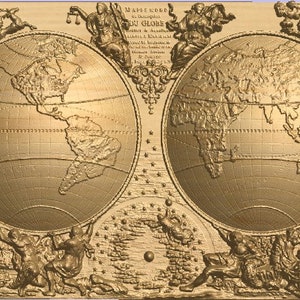 World Atlas 3D CNC Datei