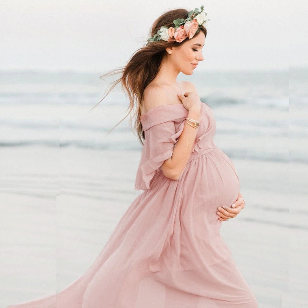 Vestido de playa de maternidad para sesión de fotos vestido - España