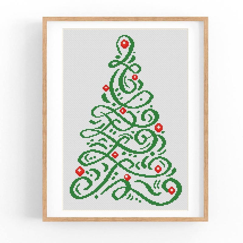 Tree Stitching Patterns - Etsy