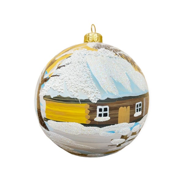 SHATTERPROOF Christmas Ornament, Hand Painted Christmas Ornament, Christmas Decor, Made in Poland