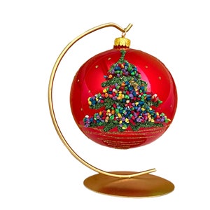 Handmade Christmas Ornament, Made in Poland, Christmas Glass Ornament, Christmas Decor