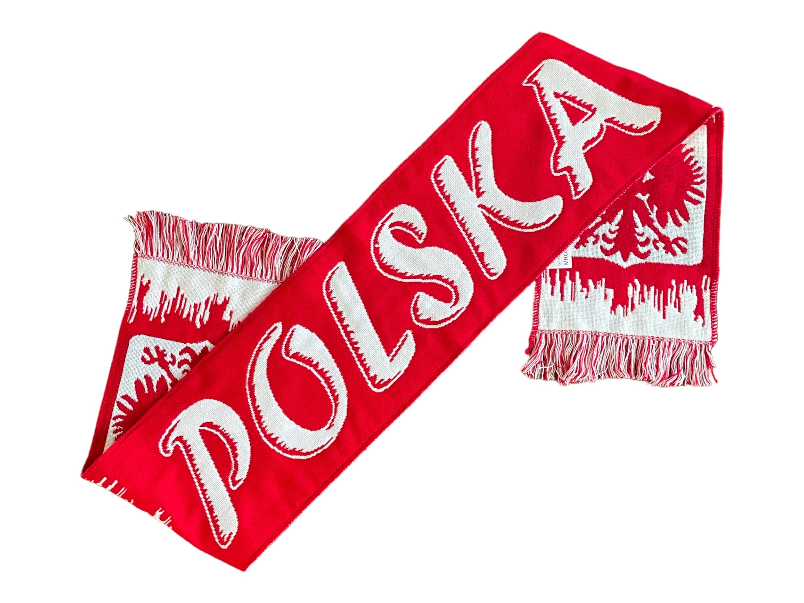 Poland Polska Authentic Woven Football Scarf