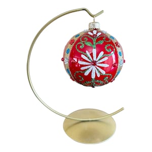 Handmade Christmas Ornament, Made in Poland, Christmas Glass Ornament