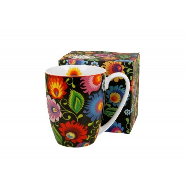 Porcelain Mug, Lowicz Design, 380 ml
