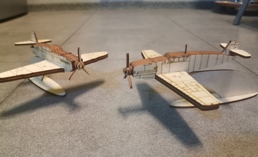 Set De 2 Avions Jouets En Alliage – Modèle Mini 13,5 Cm, Traction Arrière, Cadeau Noël Pour Enfant 3-12 Ans Et Collectionneur